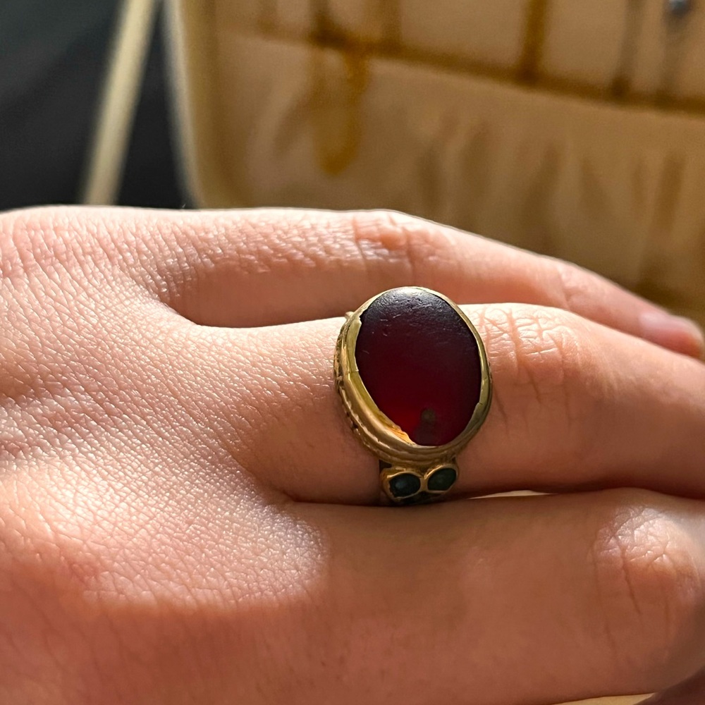 Vintage Ring Ruby - image 1